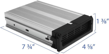 Kingwin ‎KF-91-IT-BK Aluminum Single Bay Hot Swap Mobile Rack Tray For 3.5in SSD HDD