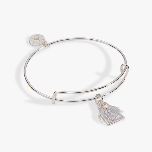 'Kiss The Cook' Apron Charm Bangle