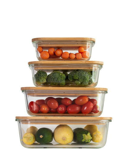 Kitchen Life 14.5cm Borosilicate Lunch Box  - Clear