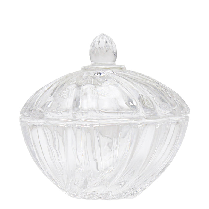 Kitchen Life Crystal Bowl With Lid - Clear