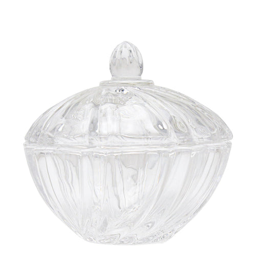 Kitchen Life Crystal Bowl With Lid - Clear