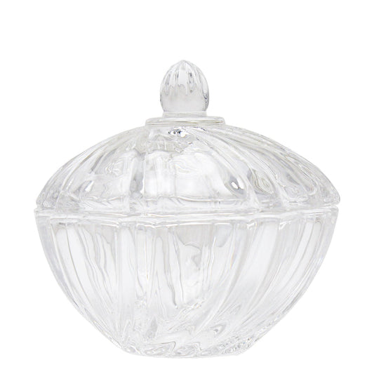 Kitchen Life Crystal Bowl With Lid - Clear