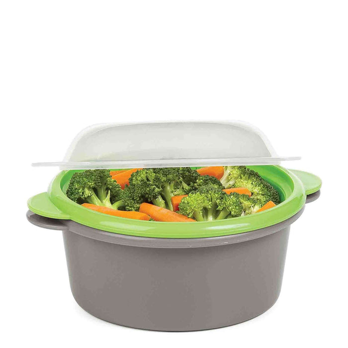 Kitchen Life Microwave Mini Steamer - Green