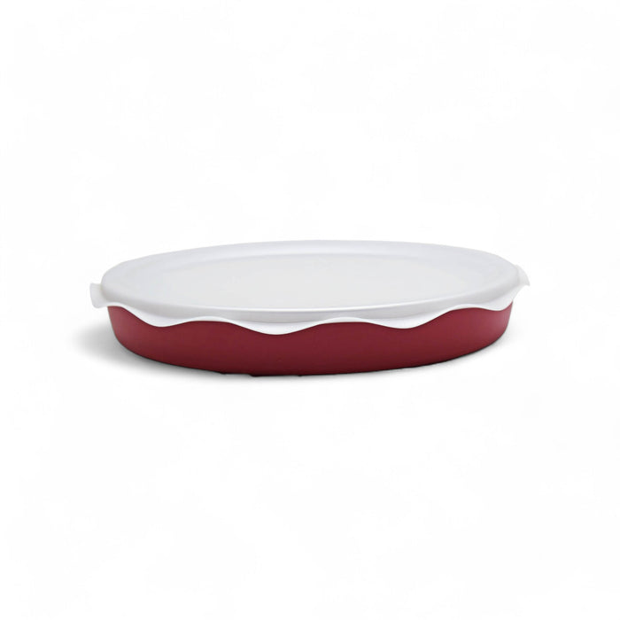 Kitchen Life Pastry Pan Roti Dabba Red
