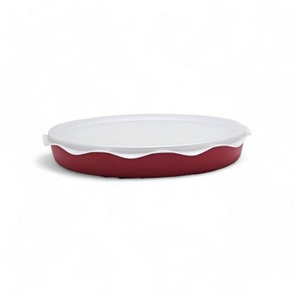 Kitchen Life Pastry Pan Roti Dabba Red