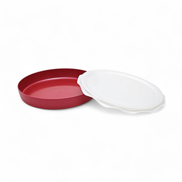 Kitchen Life Pastry Pan Roti Dabba Red