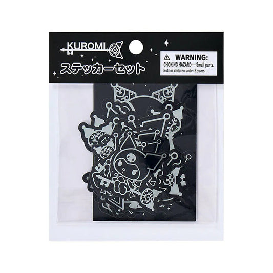Kuromi 13-pc Sticker Pack (20th Anniv. Special Key Series) Stationery Japan Original