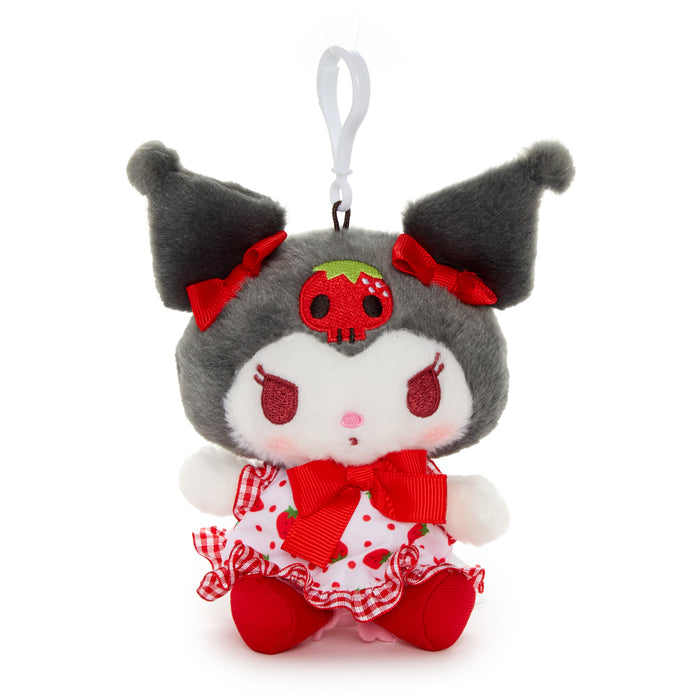 Kuromi Mascot Clip (Strawberry Fields Series) Accessory NAKAJIMA CORPORATION