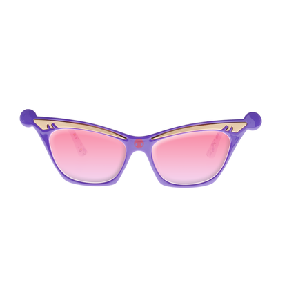 Kuromi x Sunscape Eyewear Smoothie Sunglasses Accessory Sunscape Eyewear Inc