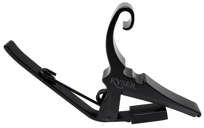 Kyser Low-Tension Quick Change 6 String Guitar Capo Matte Blackout