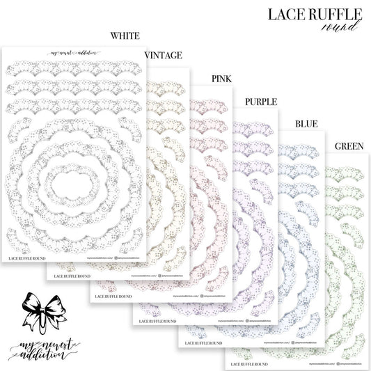 Lace Ruffles Round