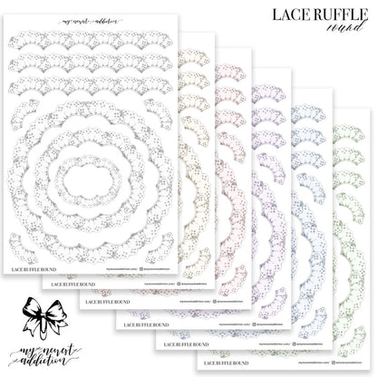 Lace Ruffles Round