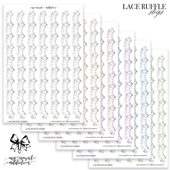 Lace Ruffles Strips