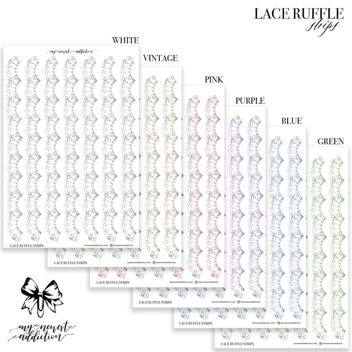 Lace Ruffles Strips