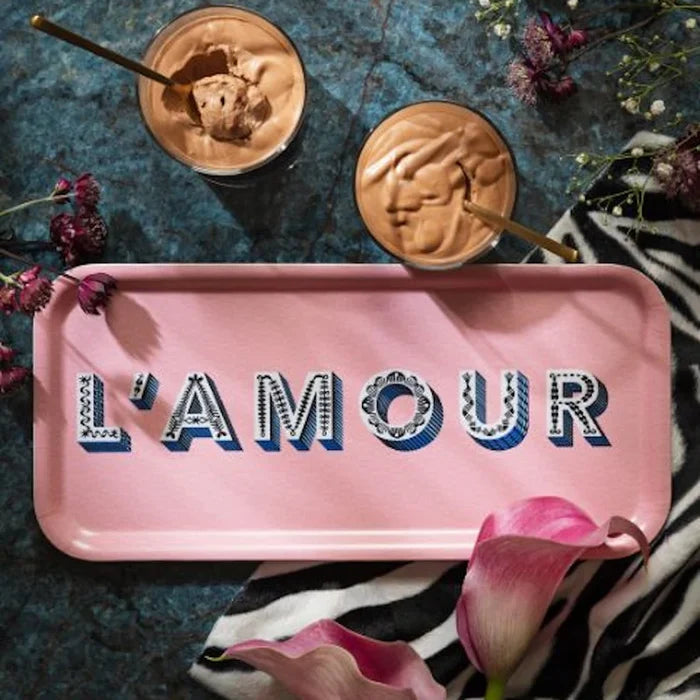 LAMOUR LIGHT PINK TRAY