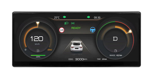 LCD Instrument Cluster Retrofit with CarPlay Support for Tesla Model 3  Tesla Model Y