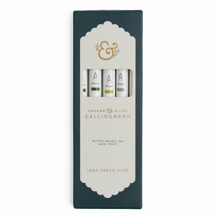 Leaf Green Hues Set - Archer and Olive