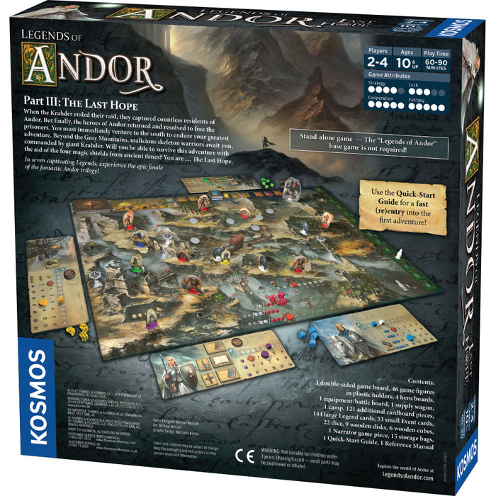 Legends of Andor: Part III The Last Hope Games Thames & Kosmos