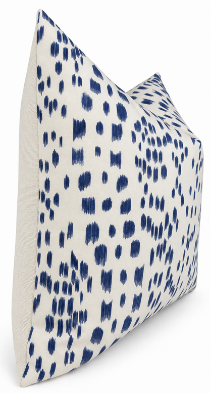 Les Touches Pillow Cover in Cadet Blue