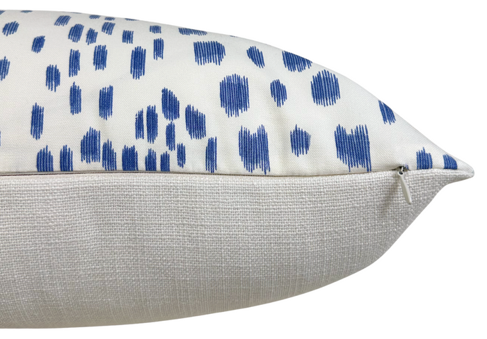 Les Touches Pillow Cover in Cadet Blue