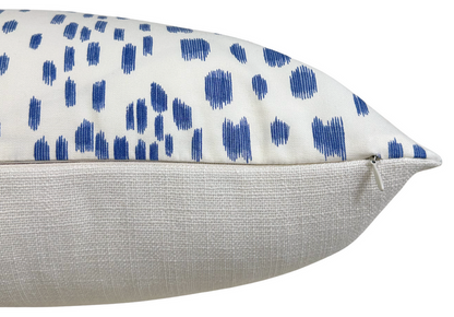 Les Touches Pillow Cover in Cadet Blue