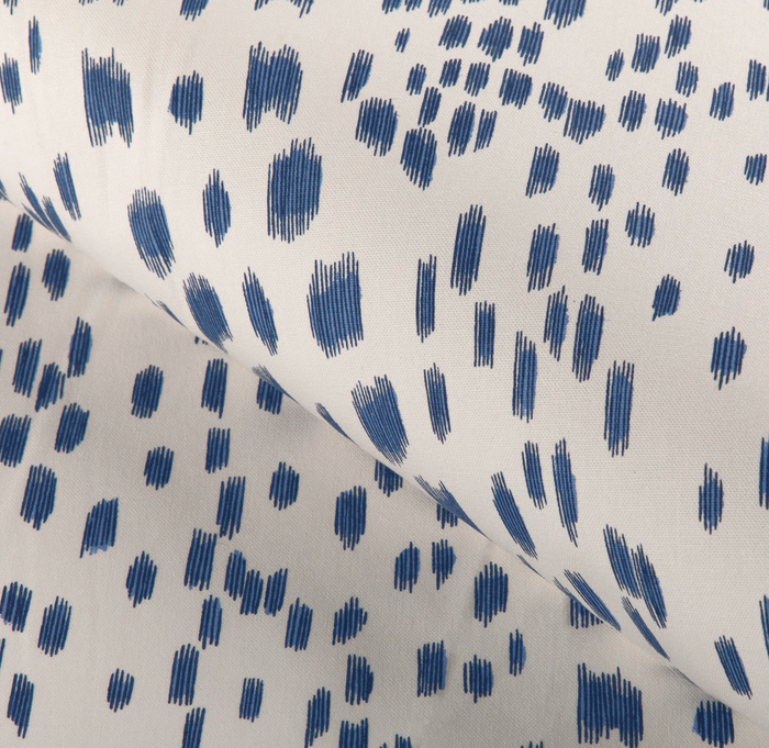 Les Touches Pillow Cover in Cadet Blue
