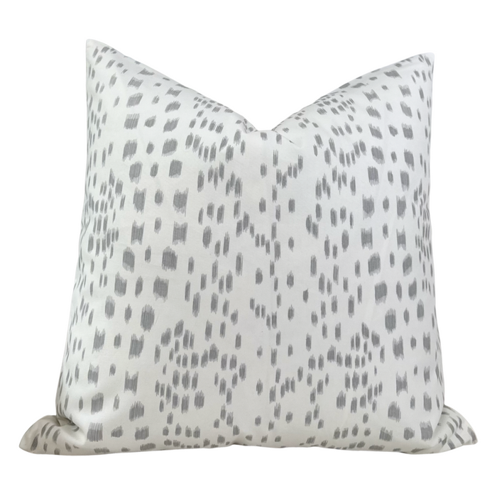 Les Touches Pillow Cover in Gray