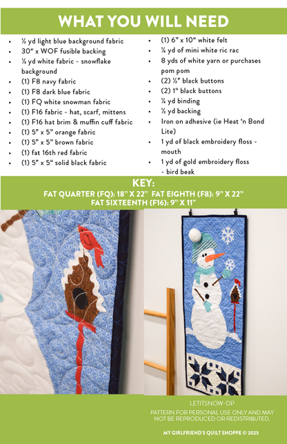 Let It Snow Skyscraper (Downloadable Pattern)