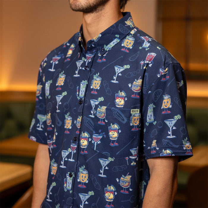 RSVLTS RSVLTS Short Sleeve Shirt Let's All Go to the Lobby Bar – KUNUFLEX Short Sleeve Shirt