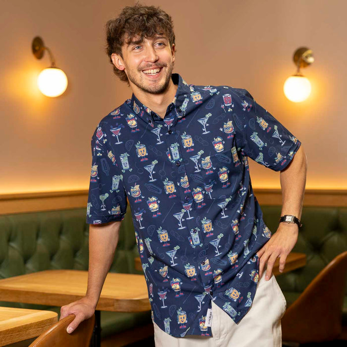 RSVLTS RSVLTS Short Sleeve Shirt Let's All Go to the Lobby Bar – KUNUFLEX Short Sleeve Shirt