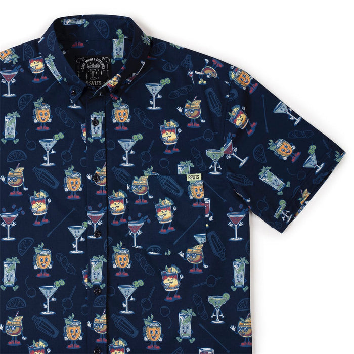RSVLTS XS RSVLTS Short Sleeve Shirt Let's All Go to the Lobby Bar – KUNUFLEX Short Sleeve Shirt