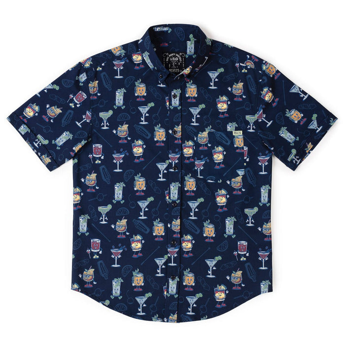 RSVLTS RSVLTS Short Sleeve Shirt Let's All Go to the Lobby Bar – KUNUFLEX Short Sleeve Shirt