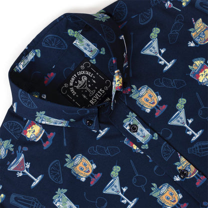 RSVLTS RSVLTS Short Sleeve Shirt Let's All Go to the Lobby Bar – KUNUFLEX Short Sleeve Shirt