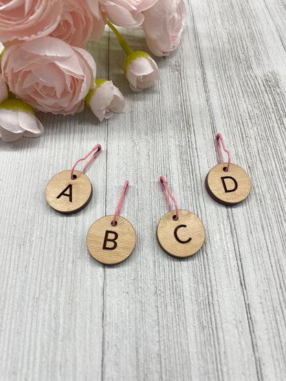 Letter Skein Markers