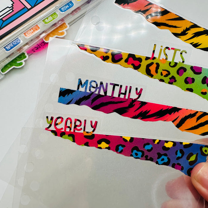 LF Pattern Dividers - TOP TABS
