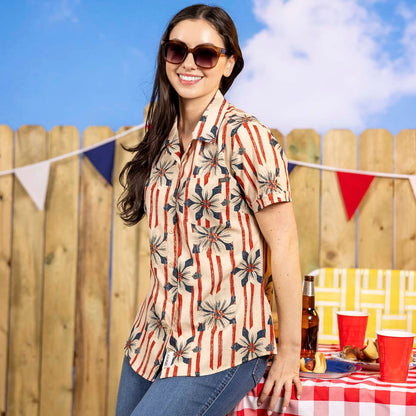 RSVLTS RSVLTS Women's Short Sleeve Shirt Liberty in Bloom – Women's KUNUFLEX Short Sleeve Shirt Liberty in Bloom – Women's KUNUFLEX Short Sleeve Shirt