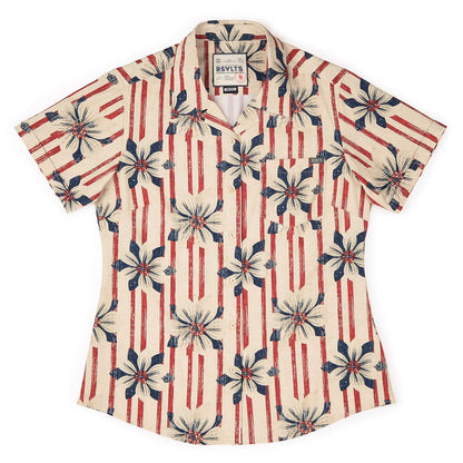 RSVLTS XS RSVLTS Women's Short Sleeve Shirt Liberty in Bloom – Women's KUNUFLEX Short Sleeve Shirt Liberty in Bloom – Women's KUNUFLEX Short Sleeve Shirt