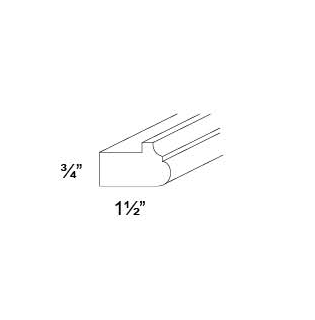 LIGHT RAIL MOLDING Alfa Gray