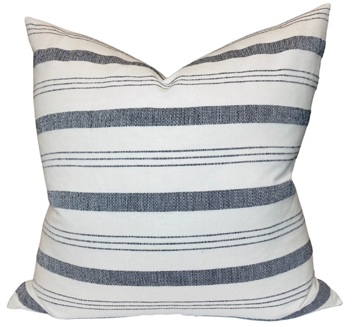 Lima Stripe Pillow Cover in Natural
