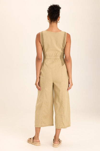 Wearables Macgowan Linen Cargo Tank Jumpsuit