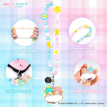 LittleTwinStars Beaded Charm Mobile Phone Wrist Strap Accessory Hamee.com - Hamee US