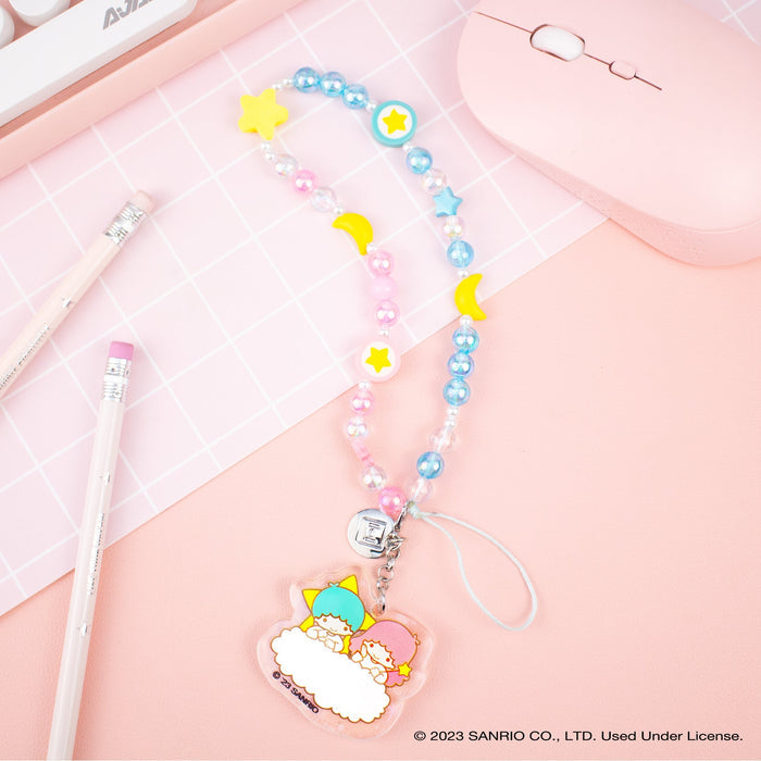 LittleTwinStars Beaded Charm Mobile Phone Wrist Strap Accessory Hamee.com - Hamee US