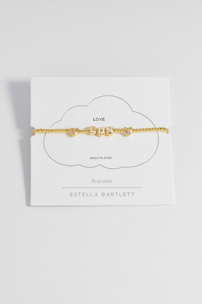 London Letter Bead Bracelet
