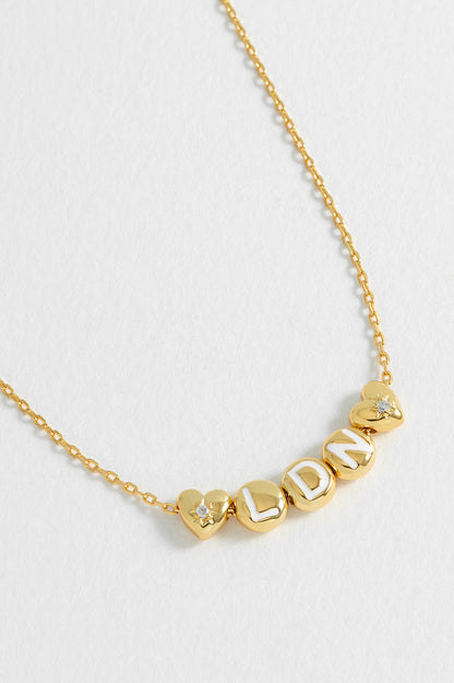 London Letter Bead Necklace