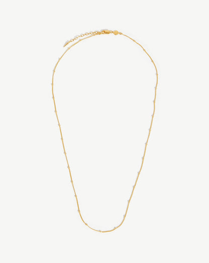 Long Bobble Chain Necklace | 18ct Gold Plated Vermeil Necklaces Missoma