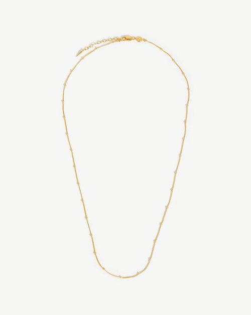 Long Bobble Chain Necklace | 18ct Gold Plated Vermeil Necklaces Missoma