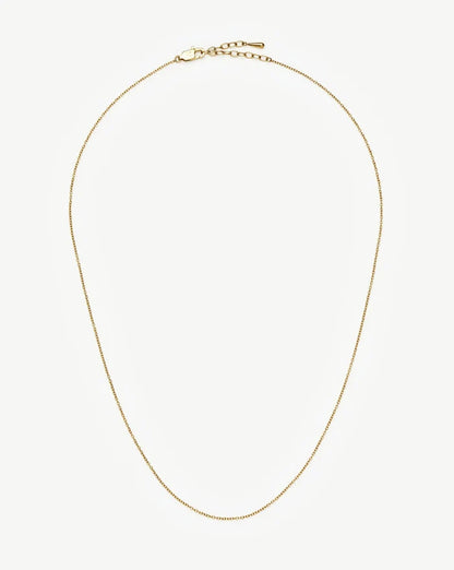 Long Trace Chain Necklace | 18k Gold Plated Necklaces Missoma
