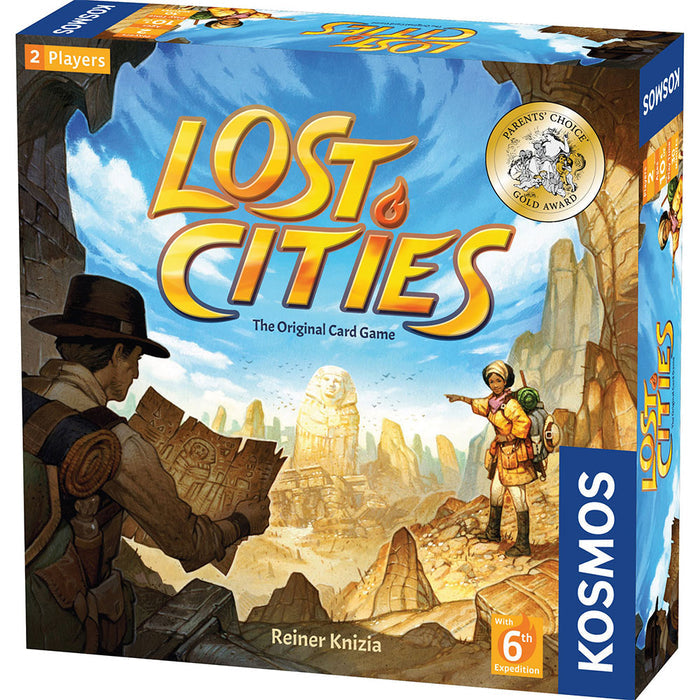 Lost Cities - Card Game - With 6th Expedition Games Thames & Kosmos
