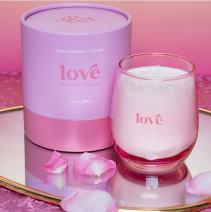 LOVE - TUBEROSE AND ROSE QUARTZ