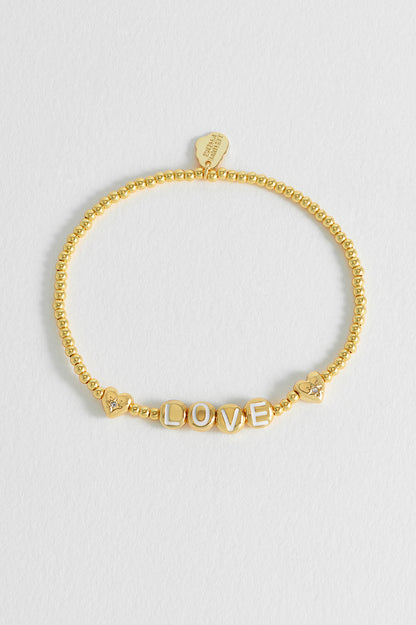 Love Letter Bead Bracelet